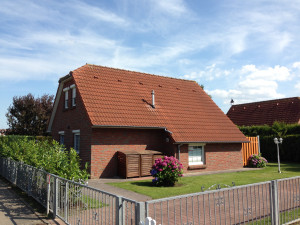 Ferienhaus an der Nordseeküste, eingezäunter Garten, Urlaub mit Hunden